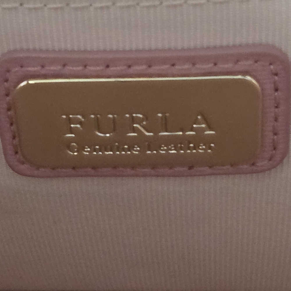 FURLA Tote, Pink- EUC - Picture 7 of 11